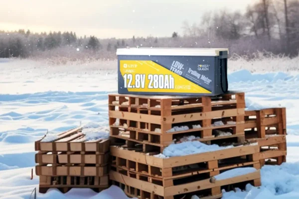 Nueva Power Queen 12V 280Ah LiFePO4 para bajas temperaturas